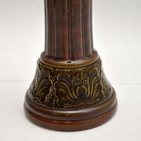 Pair of Antique Majolica Porcelain Plant Stands (10 of 12) Pair of Antique Majolica Porcelain Plant Stands (10 of 12)