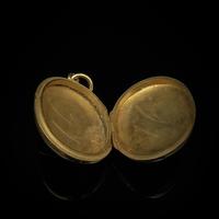 Antique Victorian Mizpah Oval Gold Gilt Photo Locket Pendant (7 of 8) Antique Victorian Mizpah Oval Gold Gilt Photo Locket Pendant (7 of 8)