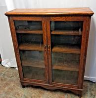 Antique Oak Bookcase With Glazed Doors (1 of 10)