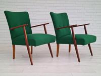 Danish Design, Completely Renovated Armchairs 1970s, Kvadrat Wool, Teak (3 of 15) Danish Design, Completely Renovated Armchairs 1970s, Kvadrat Wool, Teak (3 of 15)
