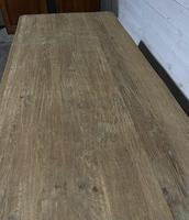 Large French Refectory Bleached Oak Farmhouse Dining Table (11 of 27) Large French Refectory Bleached Oak Farmhouse Dining Table (11 of 27)