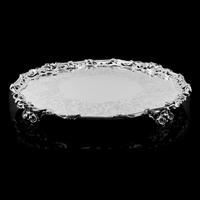 Exceptional Large Solid Sterling Silver Victorian Salver/tray/platter 47cm with Cast Border - Hunt & Roskell - Storr Mortimer & Hunt (3 of 29) Exceptional Large Solid Sterling Silver Victorian Salver/tray/platter 47cm with Cast Border - Hunt & Roskell - Storr Mortimer & Hunt (3 of 29)