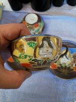 Pair of Oriental Porcelain Tea Cup & Saucer with Hand Painted Geisha Lady (4 of 9) Pair of Oriental Porcelain Tea Cup & Saucer with Hand Painted Geisha Lady (4 of 9)