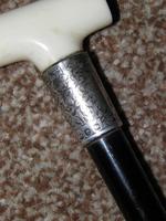 Antique J.Howell Hallmarked 1898 Repousse Silver Dress Cane W/ Vacant Cartouche (12 of 12) Antique J.Howell Hallmarked 1898 Repousse Silver Dress Cane W/ Vacant Cartouche (12 of 12)