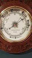 Superb Antique Oak Carved Dundee Barometer (4 of 6) Superb Antique Oak Carved Dundee Barometer (4 of 6)