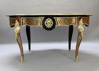 French Napoleon III Louis XV Style Boulle Writing or Centre Table (13 of 16) French Napoleon III Louis XV Style Boulle Writing or Centre Table (13 of 16)