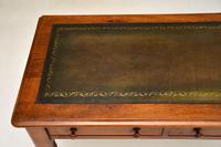 Antique Victorian Walnut Leather Top Writing Table / Desk (5 of 10) Antique Victorian Walnut Leather Top Writing Table / Desk (5 of 10)