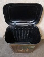 19th Century Toleware Coal Bin (9 of 10) 19th Century Toleware Coal Bin (9 of 10)