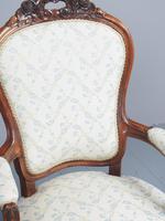 Antique Pair of French Rosewood Armchairs (9 of 19) Antique Pair of French Rosewood Armchairs (9 of 19)