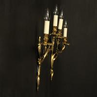 French Pair of Bronze Antique Wall Sconces (10 of 10) French Pair of Bronze Antique Wall Sconces (10 of 10)