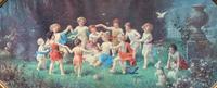 After: 'Hans Zatzka' Lovely Large Children Playing Gilt Framed Print (2 of 12) After: 'Hans Zatzka' Lovely Large Children Playing Gilt Framed Print (2 of 12)