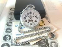 Vintage Pocket Watch 1970s Railroad 9ct White Gold Plated Swiss & West Germany Nos (7 of 12) Vintage Pocket Watch 1970s Railroad 9ct White Gold Plated Swiss & West Germany Nos (7 of 12)
