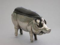Edwardian Novelty Antique Silver Pig Pin Cushion by Adie & Lovekin, Birmingham 1902 (5 of 10) Edwardian Novelty Antique Silver Pig Pin Cushion by Adie & Lovekin, Birmingham 1902 (5 of 10)