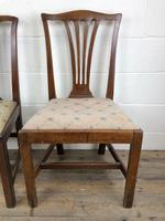 Two Similar Edwardian Mahogany Frame Chairs with Fabric Seats (5 of 11) Two Similar Edwardian Mahogany Frame Chairs with Fabric Seats (5 of 11)