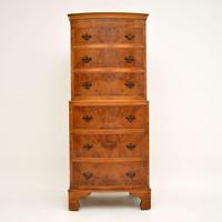 Antique Georgian Style Burr Walnut Chest on Chest (2 of 9) Antique Georgian Style Burr Walnut Chest on Chest (2 of 9)