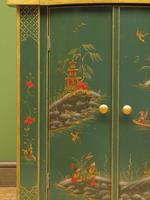Vintage 1950s Chinese Painted Corner Cabinet, Racing Green (3 of 16) Vintage 1950s Chinese Painted Corner Cabinet, Racing Green (3 of 16)