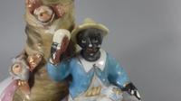 Victorian Dresden Porcelain Elephant Pastille Burner fairing x2 rare (17 of 19) Victorian Dresden Porcelain Elephant Pastille Burner fairing x2 rare (17 of 19)