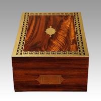 Antique Rosewood Cut Brass Box (4 of 7) Antique Rosewood Cut Brass Box (4 of 7)