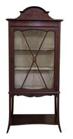 Inlaid Edwardian Mahogany Single Door Display Cabinet (2 of 8) Inlaid Edwardian Mahogany Single Door Display Cabinet (2 of 8)