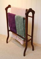 Edwardian Mahogany Towel Rail (8 of 9) Edwardian Mahogany Towel Rail (8 of 9)
