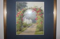 Antique Original Watercolour - Rose Arch - Mary Sophia Godlee '1860-1932' (3 of 5) Antique Original Watercolour - Rose Arch - Mary Sophia Godlee '1860-1932' (3 of 5)