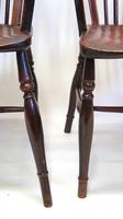 Pair Georgian Oak & Elm Windsor armchairs (12 of 20) Pair Georgian Oak & Elm Windsor armchairs (12 of 20)