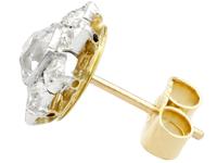 1.81ct Diamond & 18ct Yellow Gold Cluster Earrings - Antique c.1920 (4 of 9) 1.81ct Diamond & 18ct Yellow Gold Cluster Earrings - Antique c.1920 (4 of 9)
