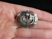 Antique Scottish silver and agate brooch, Amethyst thistle (3 of 10) Antique Scottish silver and agate brooch, Amethyst thistle (3 of 10)