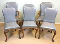 Set of Six Antique Queen Anne Style Walnut Dining Chairs (15 of 15) Set of Six Antique Queen Anne Style Walnut Dining Chairs (15 of 15)