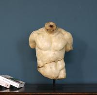 Sculpture of a Male Torso in the Hellenistic Style