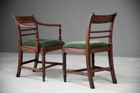 4 Antique Georgian Mahogany Dining Chairs (10 of 12) 4 Antique Georgian Mahogany Dining Chairs (10 of 12)