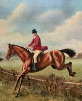 'The Fox Hunt' Original Vintage Country Sporting Pursuit Oil on Canvas Painting (10 of 17) 'The Fox Hunt' Original Vintage Country Sporting Pursuit Oil on Canvas Painting (10 of 17)