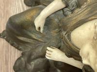 Important Art Nouveau Bronze Marble Seated Lady Sculpture By Xavier Raphanel (8 of 39) Important Art Nouveau Bronze Marble Seated Lady Sculpture By Xavier Raphanel (8 of 39)