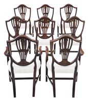 Georgian fine quality set of 8 mahogany dining chairs c.1800 (11 of 11) Georgian fine quality set of 8 mahogany dining chairs c.1800 (11 of 11)