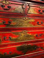 Antique Lacquered Chinoiserie Chest of Drawers (2 of 11) Antique Lacquered Chinoiserie Chest of Drawers (2 of 11)