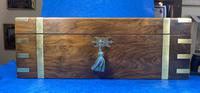 Victorian Brass-bound Walnut Writing Slope with Secret Drawers (39 of 39) Victorian Brass-bound Walnut Writing Slope with Secret Drawers (39 of 39)