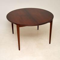 Danish Rosewood Vintage Dining Table by Rosengren Hansen (3 of 11) Danish Rosewood Vintage Dining Table by Rosengren Hansen (3 of 11)