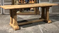 French Bleached Oak Trestle Farmhouse Dining Table (9 of 18) French Bleached Oak Trestle Farmhouse Dining Table (9 of 18)