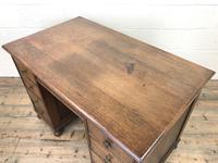 Early 20th Century Oak Kneehole Desk (13 of 14) Early 20th Century Oak Kneehole Desk (13 of 14)