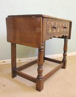 Single Drawer Oak Side Table (3 of 9) Single Drawer Oak Side Table (3 of 9)