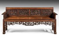 Mid 19th Century Chinese Hardwood Sofa (9 of 9) Mid 19th Century Chinese Hardwood Sofa (9 of 9)