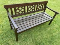 Large 3 Seater Vintage 20th Century Colonial Style Teak Garden Bench (30 of 33) Large 3 Seater Vintage 20th Century Colonial Style Teak Garden Bench (30 of 33)