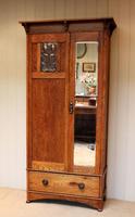 Small Proportioned Oak Arts & Crafts Wardrobe (2 of 9) Small Proportioned Oak Arts & Crafts Wardrobe (2 of 9)