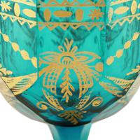 Pair of Georgian Gilded Green Wine Glasses (5 of 8) Pair of Georgian Gilded Green Wine Glasses (5 of 8)