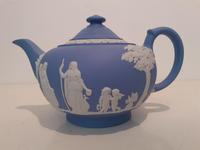 Wedgwood Blue Jasperware Teapot, 1953 (4 of 4)