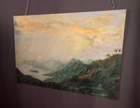 Large Mid century Oil on Canvas St Lucia (5 of 7) Large Mid century Oil on Canvas St Lucia (5 of 7)