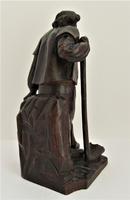 Pair of Swiss Black Forest Carved Figures, Pipe Rest & Match Holder c.1890 (7 of 19) Pair of Swiss Black Forest Carved Figures, Pipe Rest & Match Holder c.1890 (7 of 19)