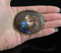 Antique Porcelain Portrait Brooch, 19th Century (6 of 8) Antique Porcelain Portrait Brooch, 19th Century (6 of 8)