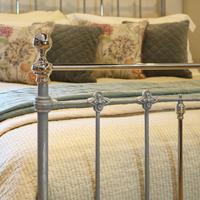 Antique Bed with Nickel Plating (3 of 9) Antique Bed with Nickel Plating (3 of 9)