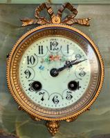 Elegant Tall 19th Century French Gilt Metal & Onyx Garniture Mantel Statue Clock Set (9 of 13) Elegant Tall 19th Century French Gilt Metal & Onyx Garniture Mantel Statue Clock Set (9 of 13)